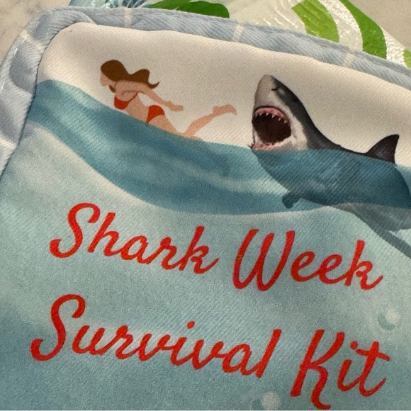 Shark Week Survival Kit Cosmetic Bag - Blue - Picture 10 of 10